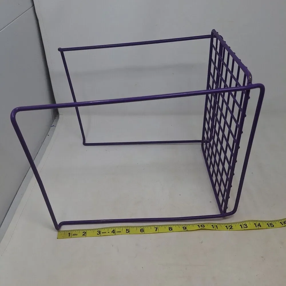 LockerMate Stac-A-Shelf Set 2 Purple Locker Organizer Shelves Stackable School